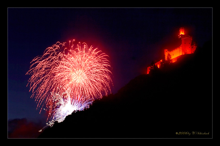 Rhein in Flammen in Braubach